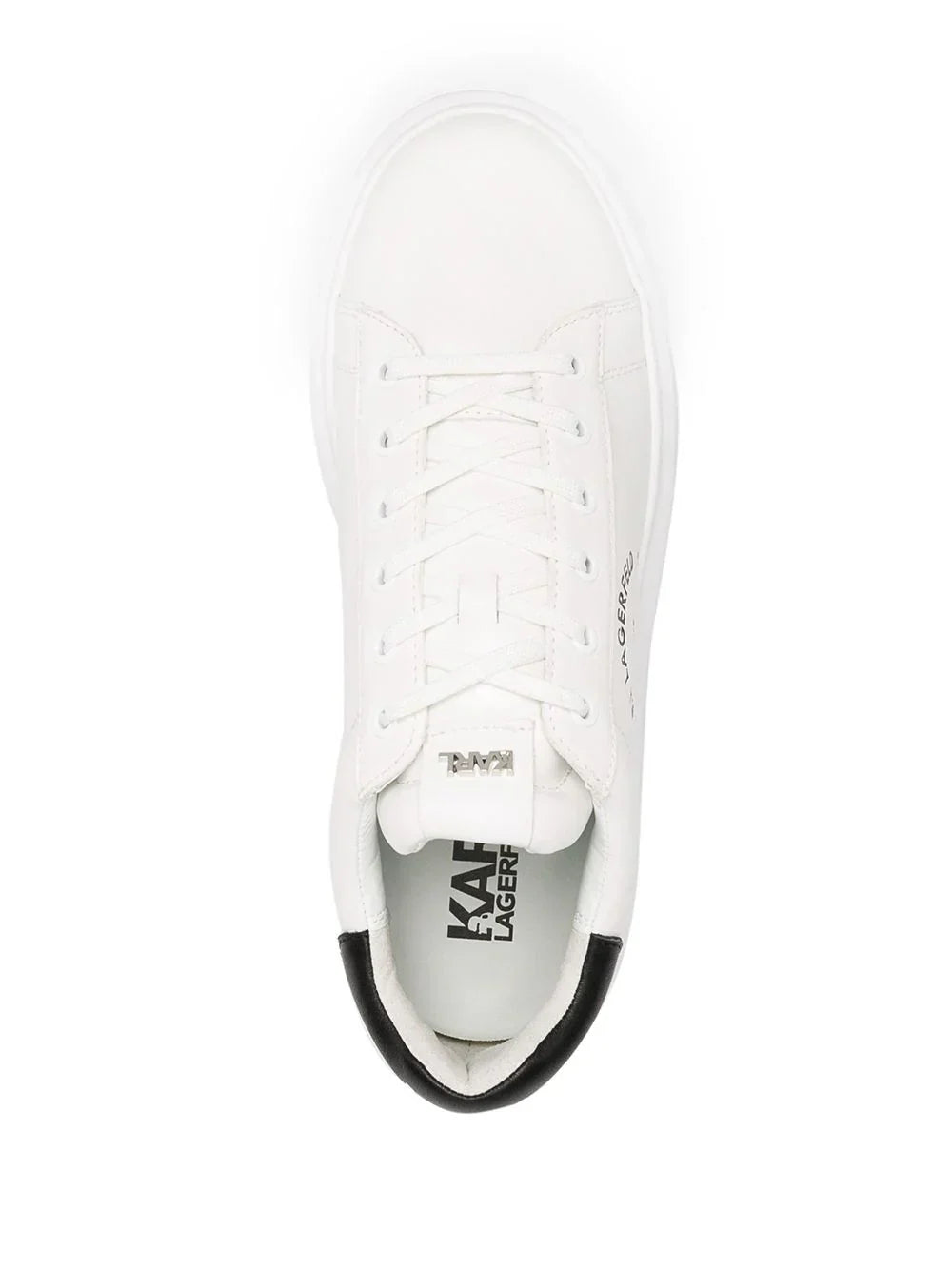 KARL LAGERFELD ADDRESS PRINT LOW-TOP SNEAKERS