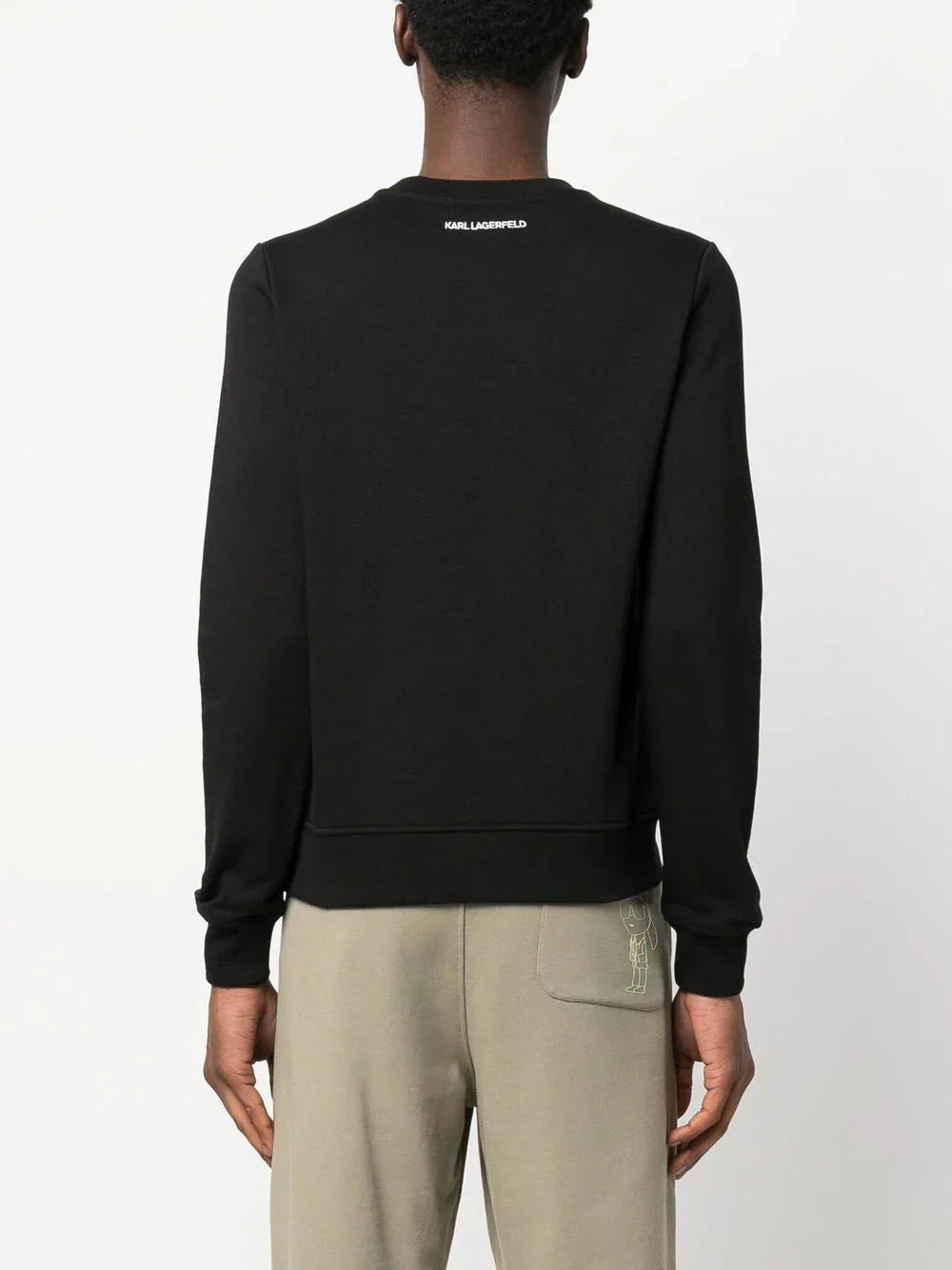 KARL LAGERFELD IKONIK ORGANIC COTTON SWEATSHIRT