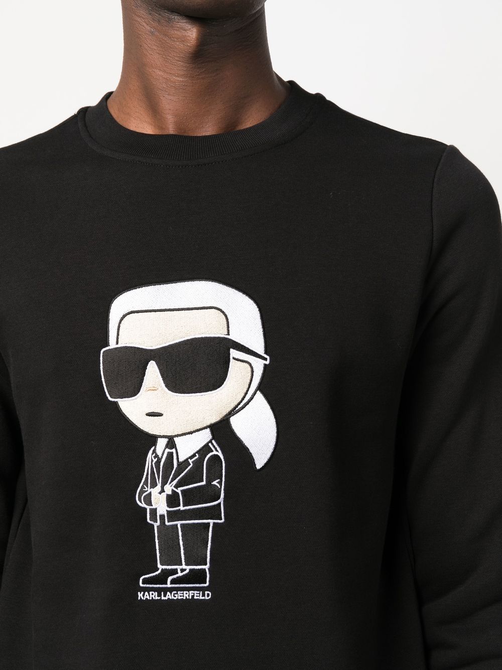 KARL LAGERFELD IKONIK ORGANIC COTTON SWEATSHIRT