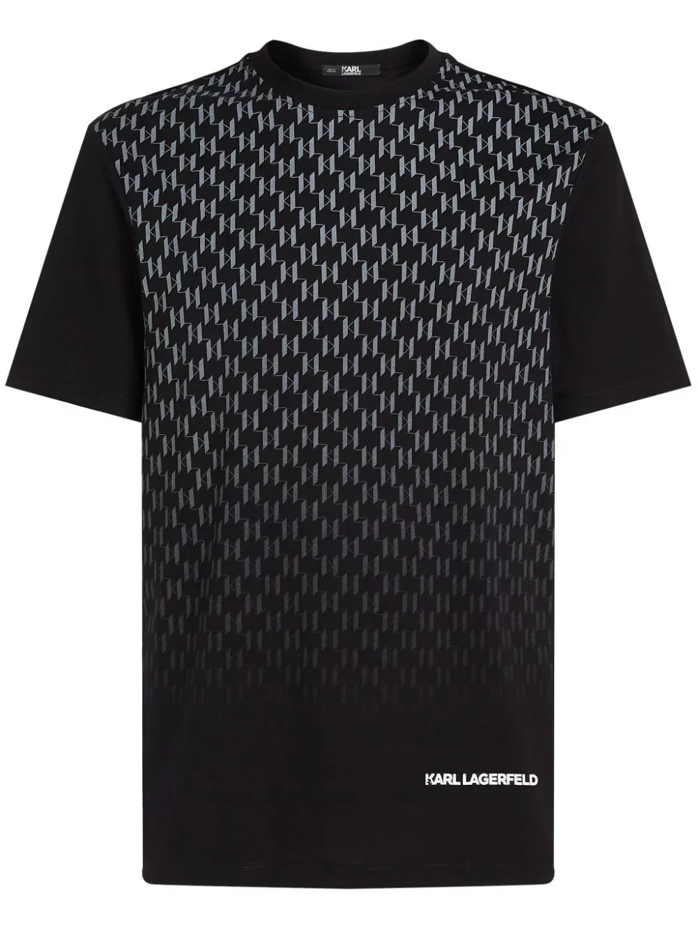 KARL LAGERFELD MONOGRAM PRINT T-SHIRT