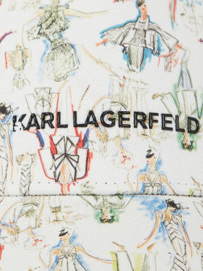 KARL LAGERFELD KARL SERIES GRAPHIC-PRINT CAP