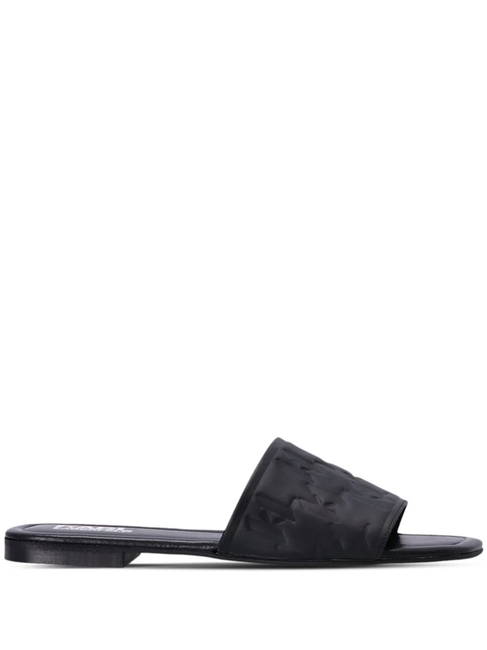 KARL LAGERFELD BRIO LEATHER SLIDES
