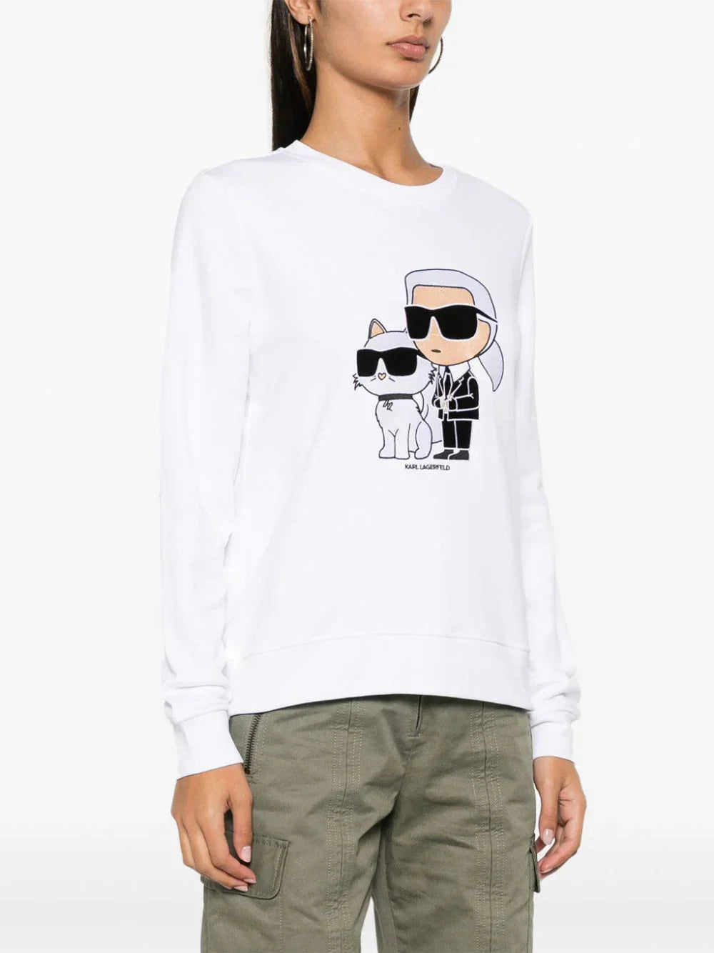 KARL LAGERFELD IKONIK KARL & CHOUPETTE SWEATSHIRT